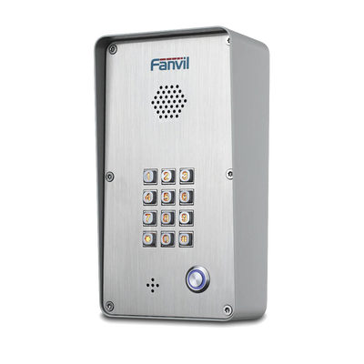 Portero (Intercom) de 2 Cuentas SIP con Relevador Integrado Para Apertura de Puerta por Llamada y Código