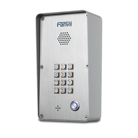 Portero (Intercom) de 2 Cuentas SIP con Relevador Integrado Para Apertura de Puerta por Llamada y Código