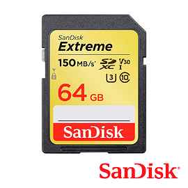 TARJETA SD SANDISK EXTREME 64GB SDSDXV6-064G-GNCIN PARA DVRS MOVILES