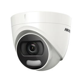 Domo TURBOHD 1080p / Imagen a color 24/7 / Lente 2.8 mm / 20 mts Luz Blanca / Exterior IP67 / WDR 120 dB