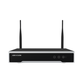 NVR 4 Megapixel / 4 canales IP / 1 Bahía de Disco Duro / 2 Antenas WIFI / Salida de Vídeo Full HD