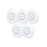 Paquete de 5 Access Point UniFi doble banda 802.11ac MIMO 3X3 para interior, PoE af/at, soporta 250 clientes, Hasta 1.3 Gbps