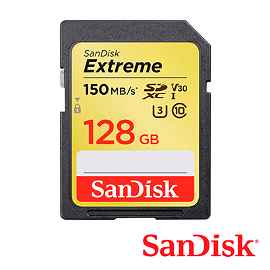 TARJETA SD SANDISK SDSDXV5-128G-GNCIN EXTREME 128GB  PARA DVRS MOVILES