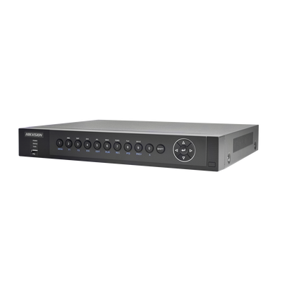 DVR 3 Megapixel / 4 Canales TURBOHD + 2 Canales IP / 1 Bahía de Disco Duro / H.264+ / 4 Canales de Audio / 4 Entradas de alarma / Videoanalisis