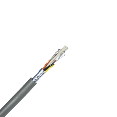 Cable multiconductor totalmente blindado.