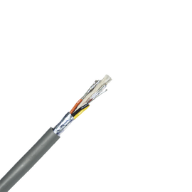 Cable multiconductor totalmente blindado.