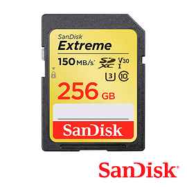 TARJETA SD SANDISK SDSDXV5-256G-GNCIN EXTREME  256GB PARA DVRS MOVILES