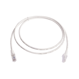 Patch Cord MC6 Modular Cat6 UTP, CM/LS0H, 5ft, Color Blanco