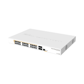 (CRS328-24P-4S+RM) Cloud Router Switch Administrable L3, 24 puertos GIGABIT c/PoE Pasivo Y 802.3AF/AT