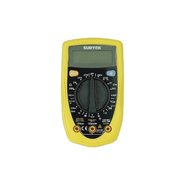 Multimetro digital compacto tamaño palm, 500 VCD/500 VCA rango manual con una bateria incluida.