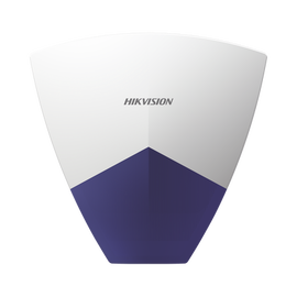 (AX HUB) Sirena Inalámbrica con Estrobo para Exterior / Compatible con Panel de Alarma HIKVISION / 110 dB