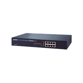Switch no administrable PoE Gigabit de 8 Puertos 10/100/1000 Mbps con High PoE 802.3af/at, 130W potencia total Switch no administrable PoE Gigabit de 8 Puertos 10/100/1000 Mbps con High PoE 802.3af/at, 130W potencia total