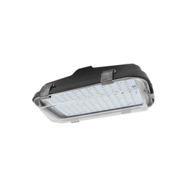 Luminaria LED  para alumbrado publico de 45 watts de 12/24 Vcd incluye tempocontrolador, 5040 Lm