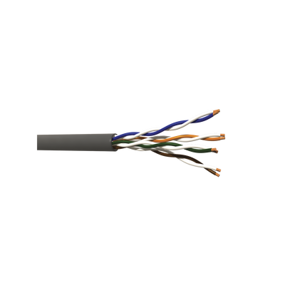 Metros de cable Cat5e para aplicaciones en interior/exterior, resistente a la intemperie, para aplicaciones de CCTV y redes de datos