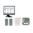 Kit de Control de Acceso con Controlador NETAXS(Interfaz WEB para 2 Puertas) / 2 Lectoras