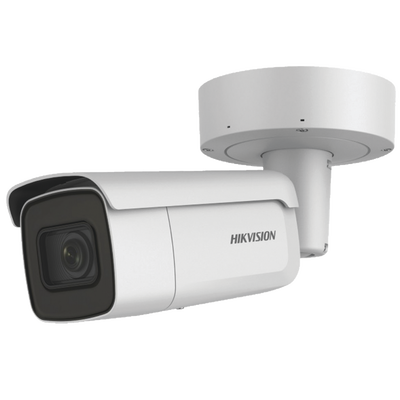 Bala IP 4 Megapixel / ULTRA BAJA ILUMINACIÓN / 50 mts IR EXIR / Lente Mot. 2.8 a 12 mm / WDR / Exterior IP67/ IK10 / Vídeo Análisis / Entrada-Salida audio y alarma / PoE+ / MicroSD