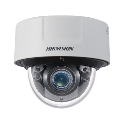 Domo IP 4 Megapixel / DeepinView / Reconocimiento Facial / 30 mts IR EXIR / Lente Mot. 8 - 32 mm / IK10 / H.265+ / WDR 140 dB / Interior / Micro SD