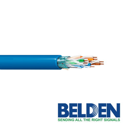 CABLE FTP CAT6 BELDEN 2412F 0091000 FORRO PVC BLANCO CMR 4 PARES 350 MHZ CALIBRE 23 AWG 100% COBRE USO INTERIOR IDEAL PARA INSTALACIONES DE SEGURIDAD, CCTV ,VIDEO, DATOS,REDES ETHERNET, WI-FI, BLINDADO HILO A TIERRA BOBINA 1000 PIES 305 METROS CABLE FTP CAT6 BELDEN 2412F 0091000 FORRO PVC BLANCO CMR 4 PARES 350 MHZ CALIBRE 23 AWG 100% COBRE USO INTERIOR IDEAL PARA INSTALACIONES DE SEGURIDAD, CCTV ,VIDEO, DATOS,REDES ETHERNET, WI-FI, BLINDADO HILO A TIERRA BOBINA 1000 PIES 305 METROS