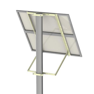 Montaje de poste para celdas solares PRO y EPL (Ver compatibilidad) Montaje de poste para celdas solares PRO y EPL (Ver compatibilidad)