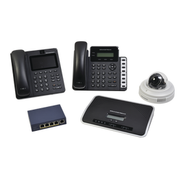 Maletin con equipos demo de video y VoIP GrandStream