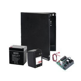 Power Supply Kit ELK Products with output of 12 Vcd to 0.80 Amper, with Transformer and Backup Battery of 4.5 Amper