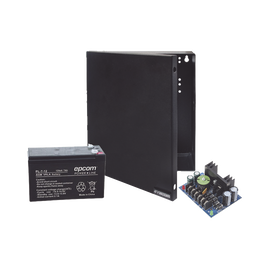 Kit with ALTRONIX power supply of 12 Vdc to 4 Amper,  7 Amper battery