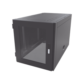 Gabinete Profesional de Piso para Telecomunicaciones de 12UR, 1000 mm Profundidad.
