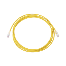 Patch Cord MC6 Modular Cat6 UTP, CM/LS0H, 10ft, Color Amarillo