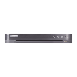 DVR 3 Megapixel / 4 Canales TURBOHD + 2 Canales IP / 1 Bahía de Disco Duro / 1 Canal de Audio / Vídeo análisis