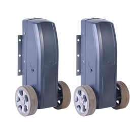 Kit de motores para automatizar portones vehiculares abatibles de 2 hojas tipo reja / Hasta 10 m / Hasta 500 kg  / Uso residencial