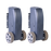Kit de motores para automatizar portones vehiculares abatibles de 2 hojas tipo reja / Hasta 10 m / Hasta 500 kg  / Uso residencial