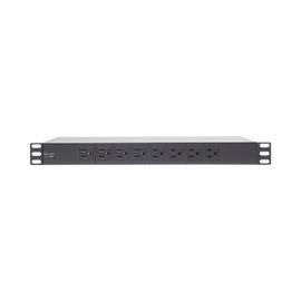 PDU Básico para Distribución de Energía, Con 8 Contactos NEMA 5-20R, Instalación Horizontal de 19in, 1 UR, 15 Amp, 120 V