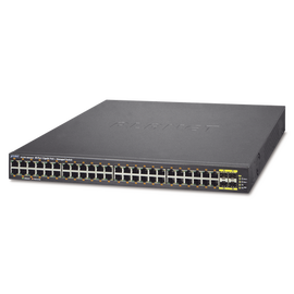 Switch administrable L2+, con 48 puertos highPoE + 4 puertos compartidos TP/SFP / 100/1000X (600W)