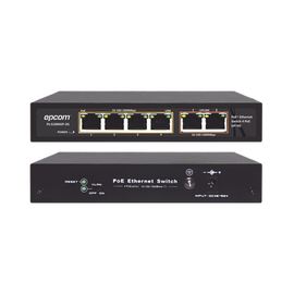 Switch PoE / 100 Metros PoE / 4 puertos 802.3af /at  10/100/1000 Mbps + 2 puerto uplink