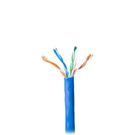 Cable par trenzado nivel CAT5e, 8 conductores AWG de alambre calibre 24. Cable par trenzado nivel CAT5e, 8 conductores AWG de alambre calibre 24.