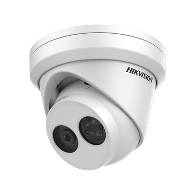 Turret IP 4 Megapixel / Serie PRO /  30 mts IR EXIR / Exterior IP66 / WDR 120 dB / PoE / Lente 2.8 mm / Videoanaliticos Integrados / Micrófono Integrado