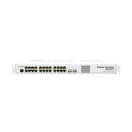 Cloud Router Switch CRS226-24G-2S+RM 24 Puertos Gigabit Ethernet y 2 Puertos SFP+