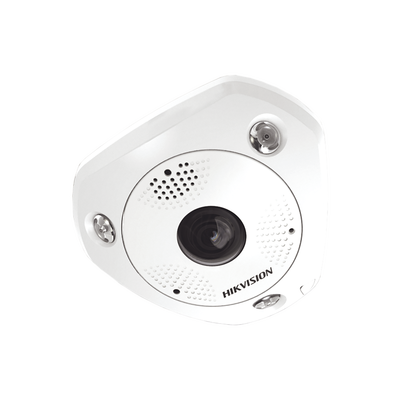 Fisheye IP 12 Megapixel / 180° - 360° / DEWARPING / WDR 120 dB / Exterior IP67 / IK08 / 15 mts IR / Entrada y Salida de Audio y Alarma / Múltiples Vistas