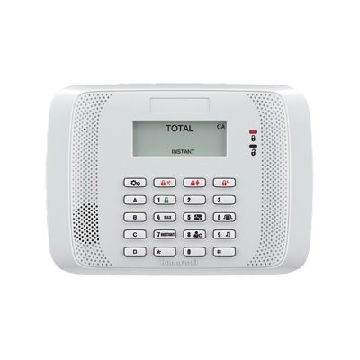 Teclado LCD de palabras fijas con receptor inalambrico bidireccional