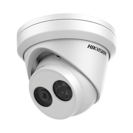 Turret IP 6 Megapixel / Serie PRO / 30 mts IR EXIR / Exterior IP66 / WDR 120 dB / PoE / Lente 2.8 mm / Videoanaliticos Integrados / Micrófono Integrado