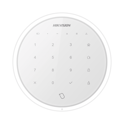 (AX HUB) Teclado Inalámbrico compatible con paneles de alarma inalámbricos de  HIKVISION