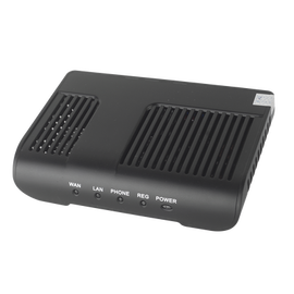 Adaptador de Teléfono Analógico (ATA)  con 1 puerto FXS y 1 puerto FXO de Supervivencia (Cuando No Hay Red VoIP)