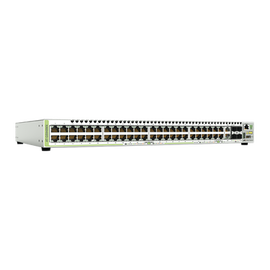 Switch Stackeable Capa 3, 48 puertos 10/100/1000Mbps + 2 puertos SFP Combo + 2 puertos SFP+ 10G Stacking