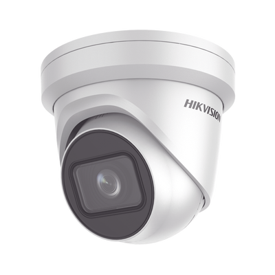 Turret IP 6 Megapixel / Lente Mot. 2.8 a 12 mm / 30 mts IR EXIR / Exterior IP67 / IK10 / Entrada y Salida de Audio y Alarma