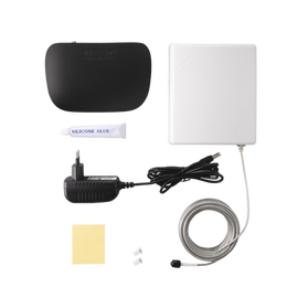 KIT de Amplificador de Señal Celular | Soporta 3G y Mejora la calidad de Voz | Cubre hasta 300 metros cuadrados | Ganancia Máxima 70 dB.