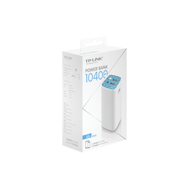 Power Bank / Cargador de baterías 10400 mAh 2 puertos USB 2.0 con linterna LED