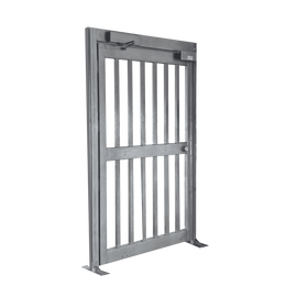 Puerta de Alta Seguridad de Cuerpo Completo  ACABADO EN ACERO GALVANIZADO