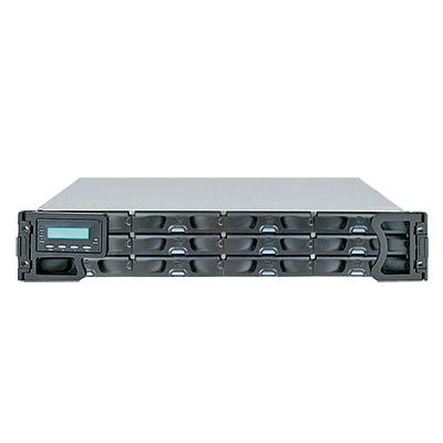 SAN iSCSI de alto rendimiento con 12 bahías SAS/SATA 3.5