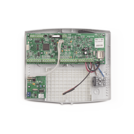 Panel de alarma hibrido, apto para seguridad profesional de oficinas, restaurantes, tiendas y otro tipo de comercio o casa habitación.