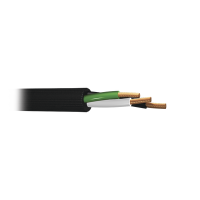 Cable de Cobre de 3 hilos en calibre 10 AWG, con Forro para Uso Rudo. Rollo 100 m.
